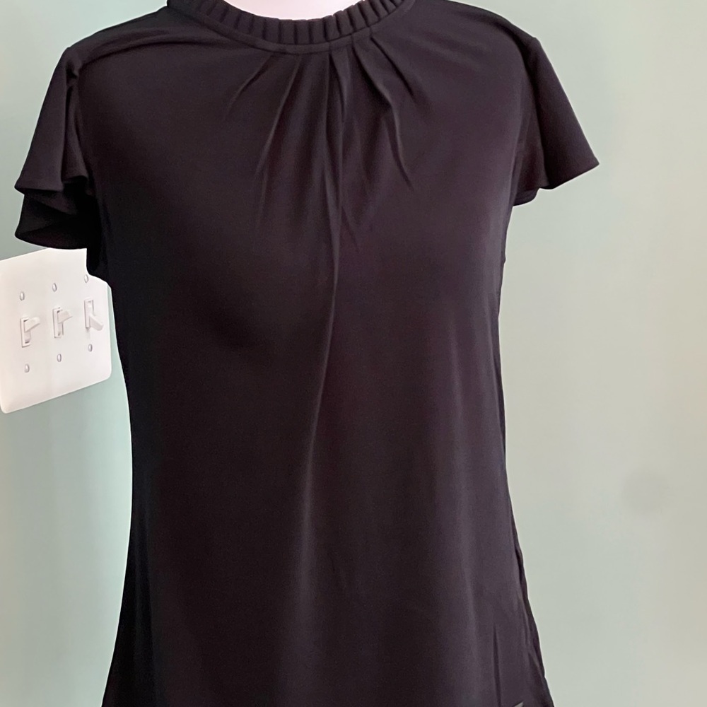 NWT Calvin Klein Cap Sleeve Blouse